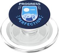 Progress Over Perfection Motivational PopSockets PopGrip for MagSafe