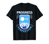 Progress Over Perfection Motivational T-Shirt