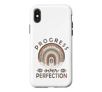 Progress Over Perfection Shirt Special Ed Teacher Team SPED Case for iPhone X/XS