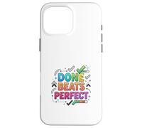 Progress Over Perfection Success Growth Mindset Case for iPhone 16 Pro Max