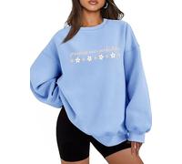 Progress Over Perfection Sweatshirt Motivational Teacher Shirts for Women Teaching Hoodie Sky Blue