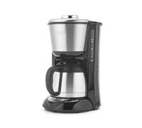 PROGRESS Petra Filterkaffeemaschine - 1L Coffee Maker mit Tropfbrühsystem, Edelstahlkanne, Digitalanzeige, Kaffeestärkenregelung, Kompatibel mit gemahlenem Kaffee, Integrierter Timer, 800W, PT6162VDE