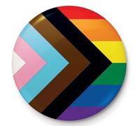 Progress Pride Flag 25mm Button Badge