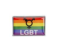 Progress Pride Flag LGBTQ Lapel Pin Pride Gay Rainbow Flag Lapel Pins LGBT Ally Badge Equality Supports Gift (UK LGBT Flag Pin)