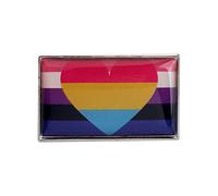 Progress Pride Flag LGBTQ Lapel Pin Pride Gay Rainbow Flag Lapel Pins LGBT Ally Badge Equality Supports Gift (UK Pansexual Pin)