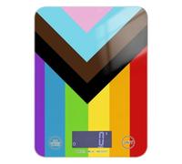 Progress Pride Flag Rainbow Flag waterproof kitchen scales digital for food 11lb/0.18oz, 5kg/5g digital cooking scale with 4 unit for roasting roasting roasting (Batteries not Included)