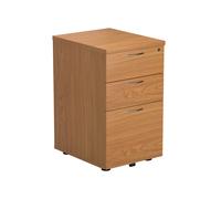 Progress Tall Mobile Office Pedestal, Nova Oak, Express Delivery