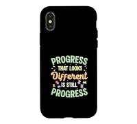 Progress That Looks Different Is Still Progress SpEd Teacher Case for iPhone X/XS