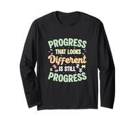 Progress that Looks Different is Still Progress SpEd Teacher Long Sleeve T-Shirt
