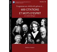 Progressez en anglais grâce à 600 citations et mots d'esprit