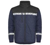 Progression Quilted Lightweight Padded Jacket Projob Navy M