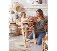 Progressive High Chair, Woody 2 by VERTBAUDET wood