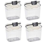 Progressive Pks-400 1.5 Cup Mini Prokeeper Airtight Silicone Seal Storage Container Set of 4