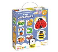 Banana Panda Progressive Puzzles Tiny Creatures For Kids 2 Years and up - 8 Uniquely Shaped Jigsaw - Develops Skills & Imagination