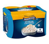 Progresso Rich & Hearty, New England Clam Chowder Soup, 18.5 oz., 4 Pack