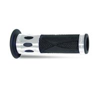 Progrip 728 Grips Handlebar Grips Grip Rubbers Closed Black/Silver