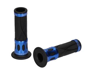 Progrip 728 Grips Handlebar Grips Grip Rubbers Open Black/Blue
