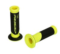 Progrip 732 Double Density Road Grips Handlebar Grips Open Black/Neon Yellow