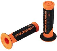 PROGRIP 732 Handlebar grips 7/8 inch closed, black-orange