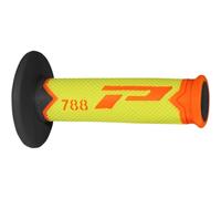 Progrip 788 Cross Triple Density Grips Handlebar Grips Orange/Black/Yellow