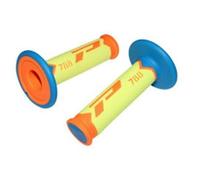 Pro Grip Triple Density Offroad 788 Closed End Grips Orange/Yellow/Light Blue