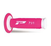 Progrip 791 Double Density Grips Handlebar Grips White/Neon Pink