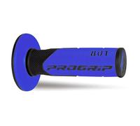 Pair Of Progrip 801 Blue Gel Grips D.22-25 Motocross Enduro Supercross Yamaha
