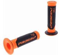 Progrip grip rubbers 732.07 black/orange