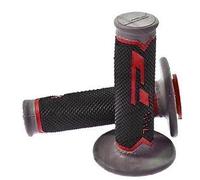 Progrip grip rubbers 788.02 black/grey/red