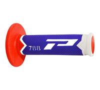 PROGRIP HANDLES ITEM 788 MM 22/25, WHITE/BLUE/RED, TRIPLE DENSITY