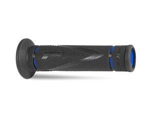Progrip Motorcycle Street Grips 838-150 Double Density Blue/Black Closed