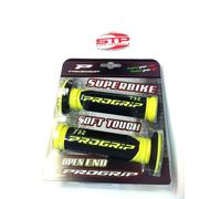 Progrip Superbike 732 Flour-Yellow-Black Dual Compound Grips 125mm