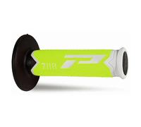 Progrip 788 Cross Triple Density Grips Handlebar Grips White/Yellow/Black