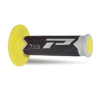 Pro Grip 788 Motocross MX Bike Grips Grey Yellow