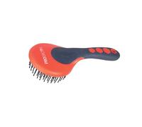 ProGroom Hex Mane & Tail Brush by Hy Equestrian - Navy/Red - 21.5 x 10cm