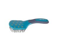 ProGroom Star Easy Grip Mane & Tail Brush by Hy Equestrian - Teal/Navy - 23.8 x 7.3cm