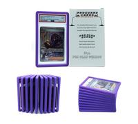 ProGuard Cards PSA Slab Bumper Guards 10PK (Purple) for Standard Graded PSA Slabs | PSA Slab Protector - Hard TPU, Exact Fit Snap Tight Protection | Shock Absorption | Matte Finish
