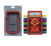 ProGuard Cards PSA Slab Guard Bumper for Standard PSA Graded Cards | Hard TPU, Exact Fit, Snap Tight Protection | Shock Absorption | Matte Finish PSA Slab Guard Protector (Red)