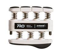 PROHANDS PRO Hand Exerciser, Finger Exerciser (Hand Grip Strengthener), Spring-Loaded, Finger-Piston System, Isolate and Exercise Each Finger, (9 lb Heavy Tension, Black-Pro)