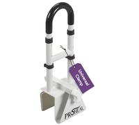 ProHeal Bathtub Grab Bar and Safety Rail for Fall Risk and Elderly Patients - Universal Clamp On Bathroom Bar - Powder Coated Steel
