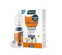 ProHealth Preservative-Free Vegan Vitamin D3 Drops for Infants & Children - Sugar-Free, All-Natural, NHS Approved (30-Days Supply)