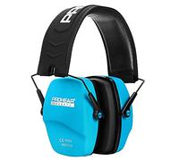 PROHEAR 016 Ear Defenders Adults Noise Reduction Hearing Protector Earmuffs for Shooting Hunting Mowing Workshop Fireworks, Noise Cancelling Folding Compact Headphones SNR 31dB (Blue)