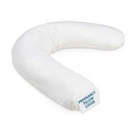 Proheeder Extra Cover Pregnancy and Nursing V Shaped Luxury Support Pillow - Cover in White 100% Percale Cotton with a Anti-Allergy | Made in Portugal