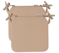 ProHeeder Outdoor Indoor Seat Cushion Pads Water Resistant - 40X40X5Cm - Beige 2 Pack