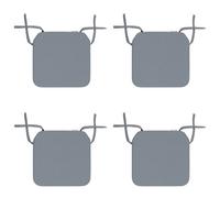 ProHeeder Outdoor Indoor Seat Cushion Pads Water Resistant - 40X40X5Cm - Grey 4 Pack