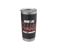 Prohibition Era Stainless Steel Insulated Tumbler
