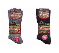 ProHike 6 Pairs Ladies Wool Blend Non Elastic Boot Socks