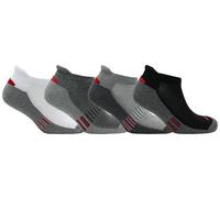 Prohike 6 Pairs Mens Anti Blister Cushioned Low Cut Ankle Heel Support Breathable Trainer Sports Socks for Casual Running Walking Fitness Outdoor UK Size 6-11 | EU 39-46 (2056)