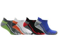 Prohike 6 Pairs Mens Anti Blister Cushioned Low Cut Ankle Heel Support Breathable Trainer Sports Socks for Casual Running Walking Fitness Outdoor UK Size 6-11 | EU 39-46 (2057)