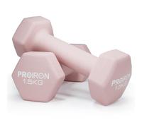 PROIRON Anti-Slip Hex Neoprene Dumbbell Pair 1.5kg